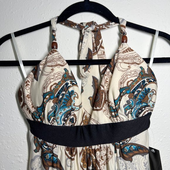 NWT Paisley Print Maxi Dress - Picture 5 of 10